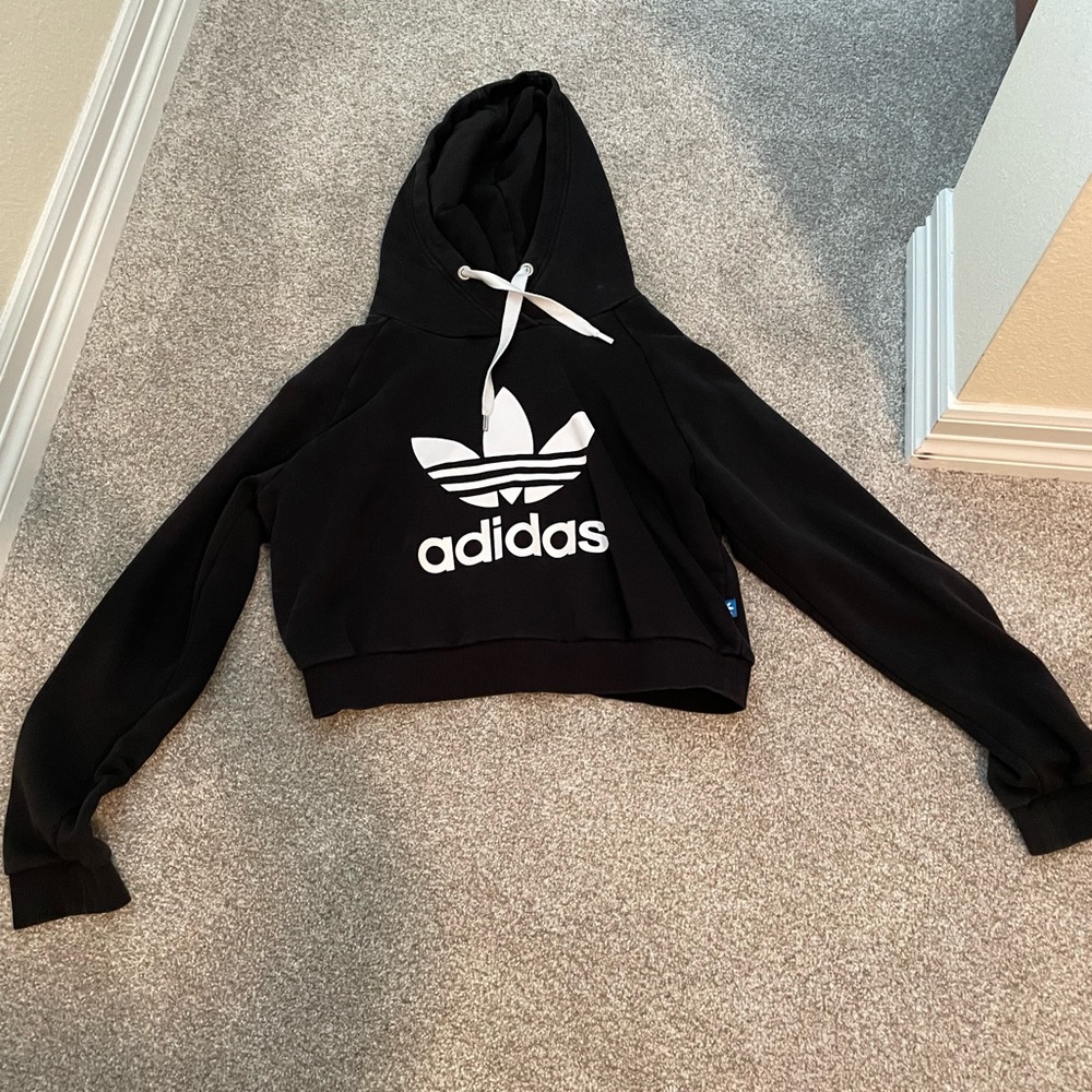 Cropped adidas hoodie
